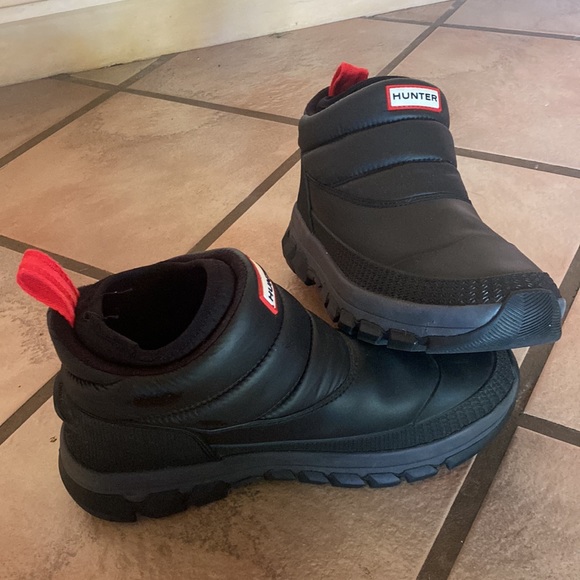 Hunter Black Original Insulated Snow Ankle Boot US 10 UK 8 - Picture 6 of 11